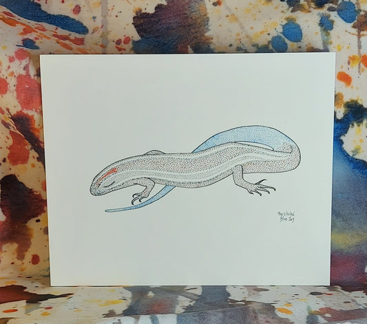 Peaceful Lizard 8x10" Print