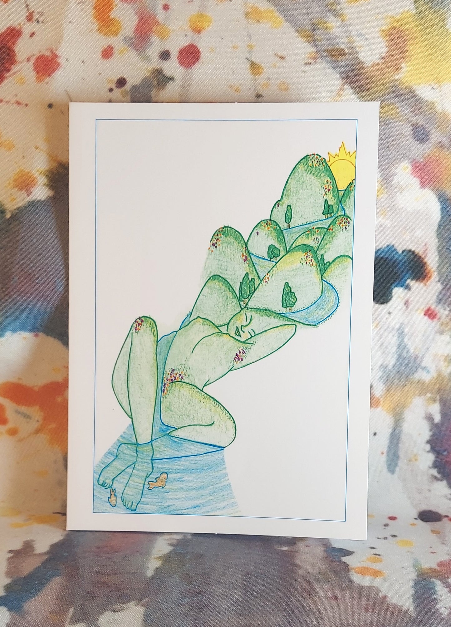 Green Goddess of the Valley 5x7" 3 Card Pack