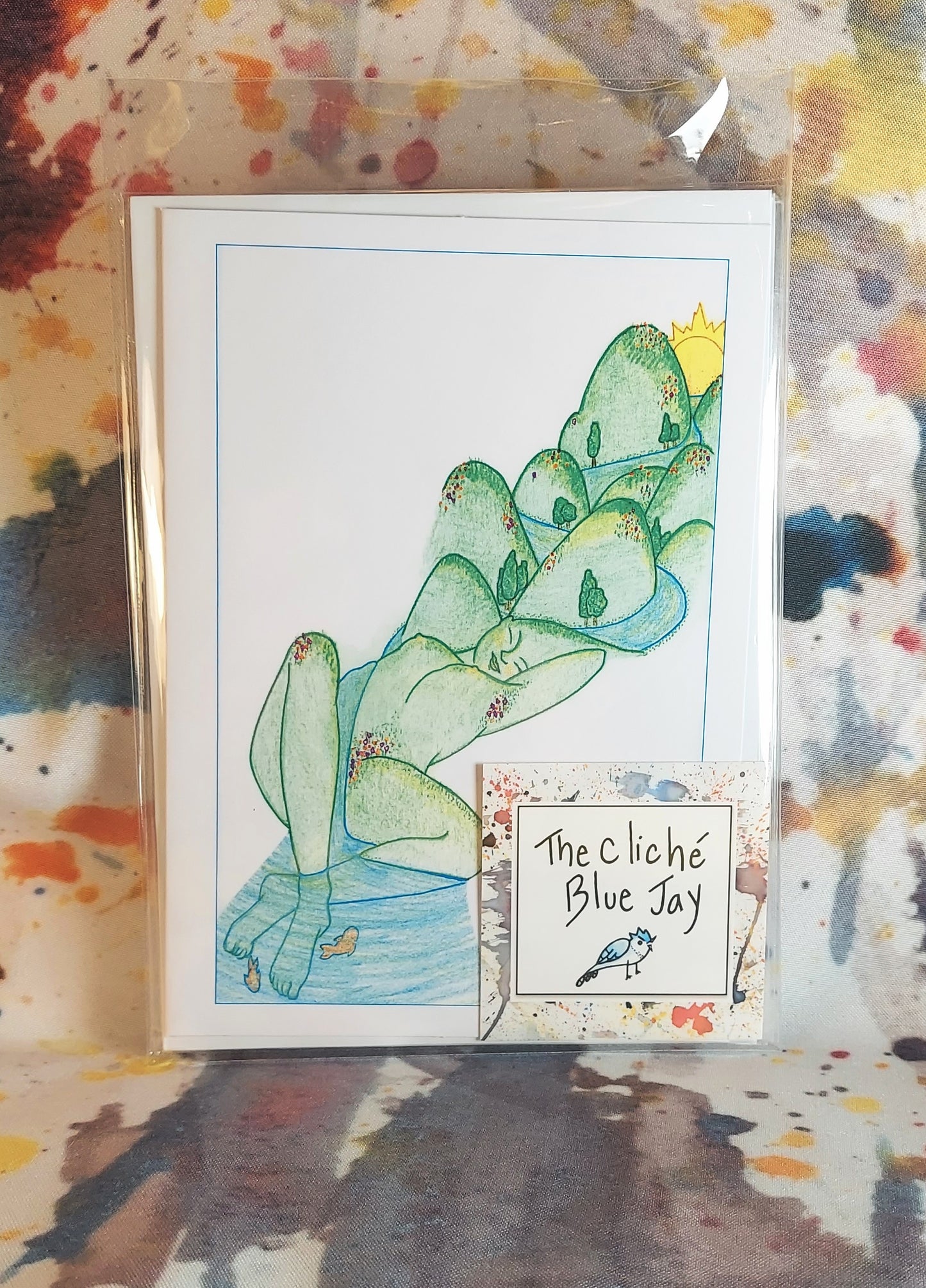 Green Goddess of the Valley 5x7" 3 Card Pack