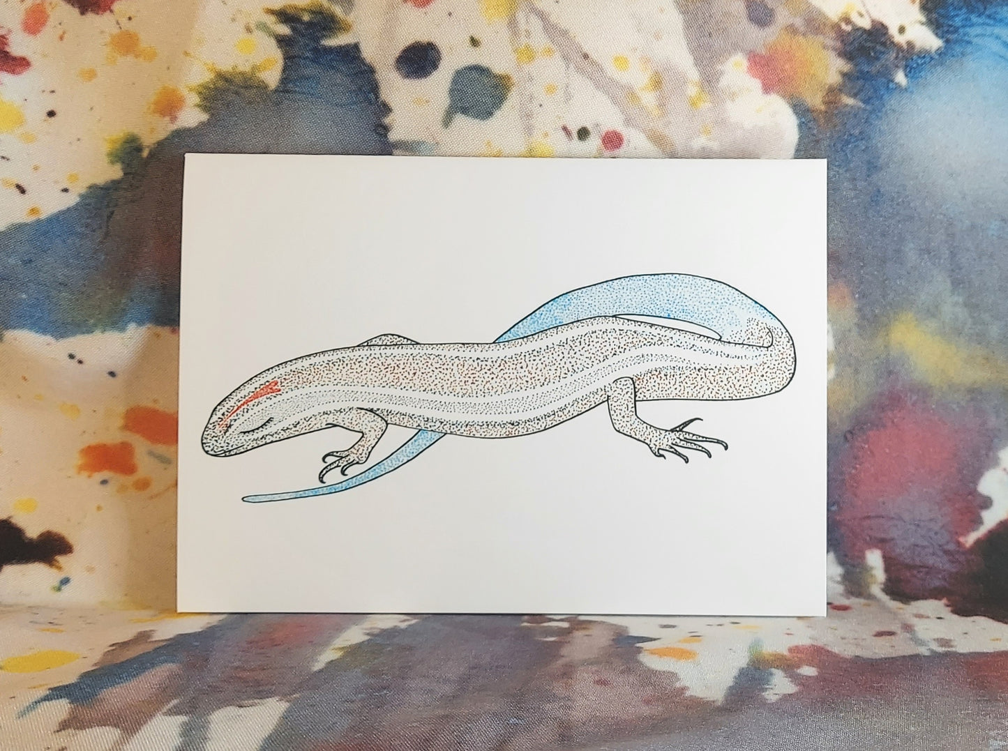 Peaceful Loving Lizard 5x7" 3 Card Pack