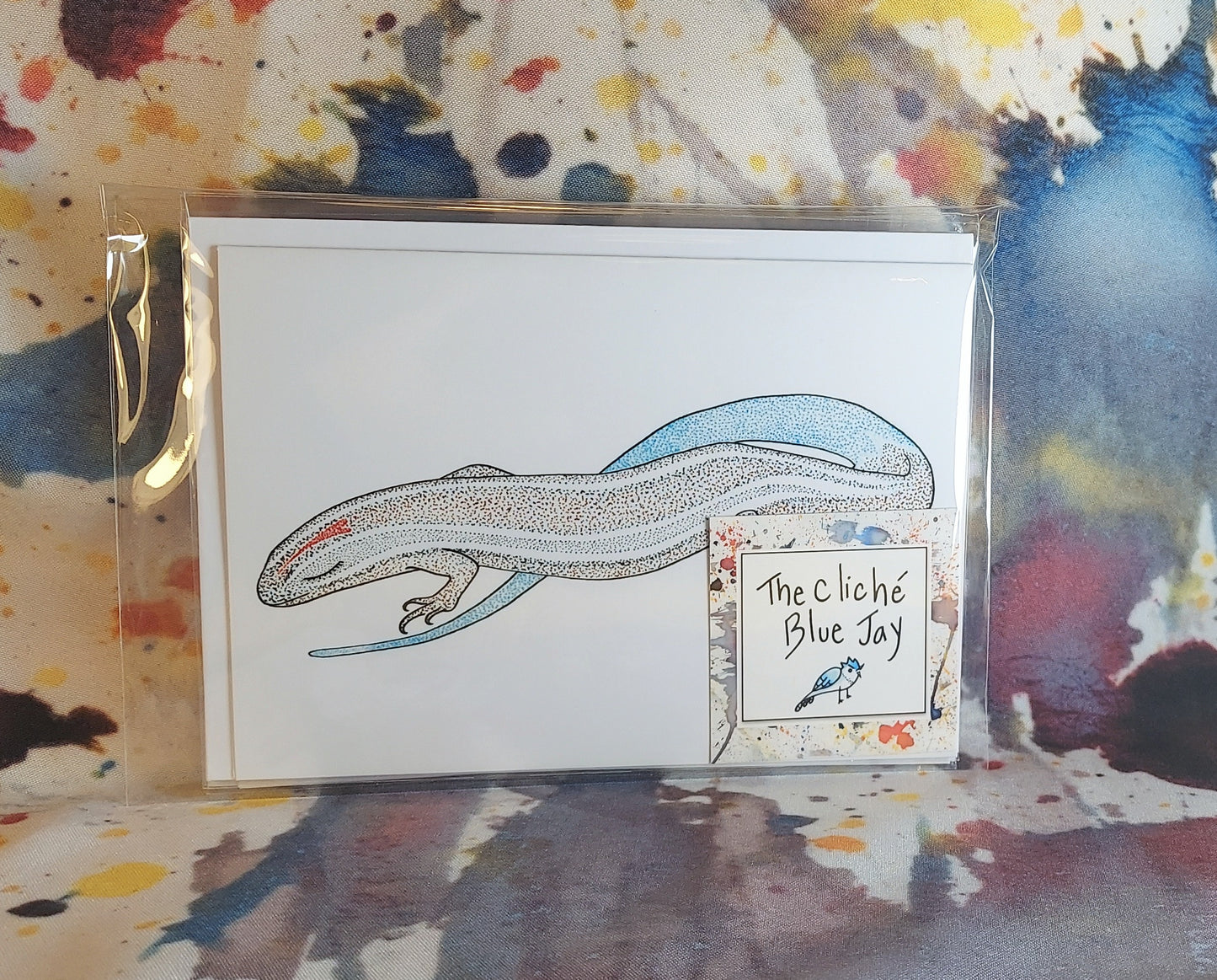 Peaceful Loving Lizard 5x7" 3 Card Pack